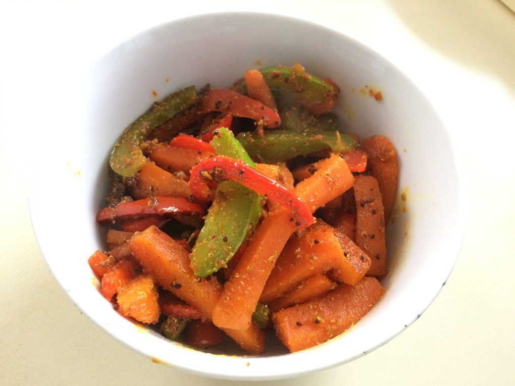 Gajar No Sambharo /Carrot Stir Fry