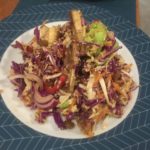 Red Cabbage Salad With Peanut Butter Dressing