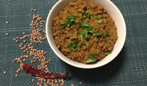 Whole Masoor Dal (Whole Red Lentil Curry)