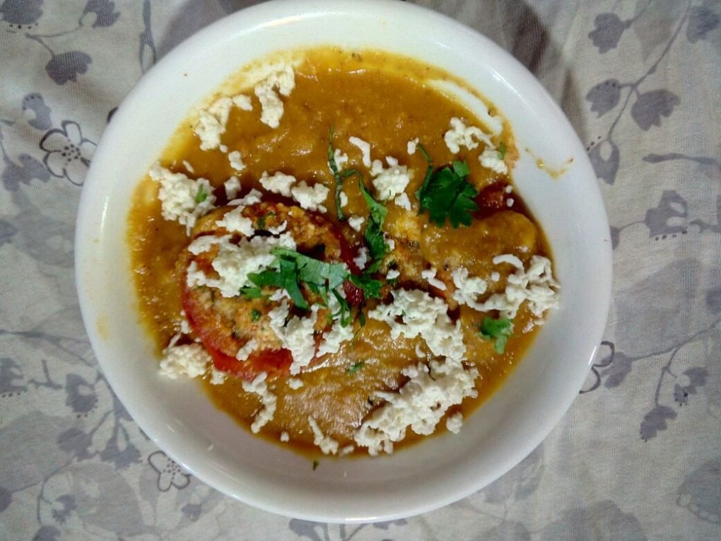 Stuffed Tomatoes Tava Sabji