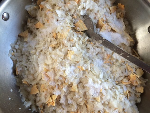 Roasted Papad Poha (Roasted Flat Rice Flakes With Papad)
