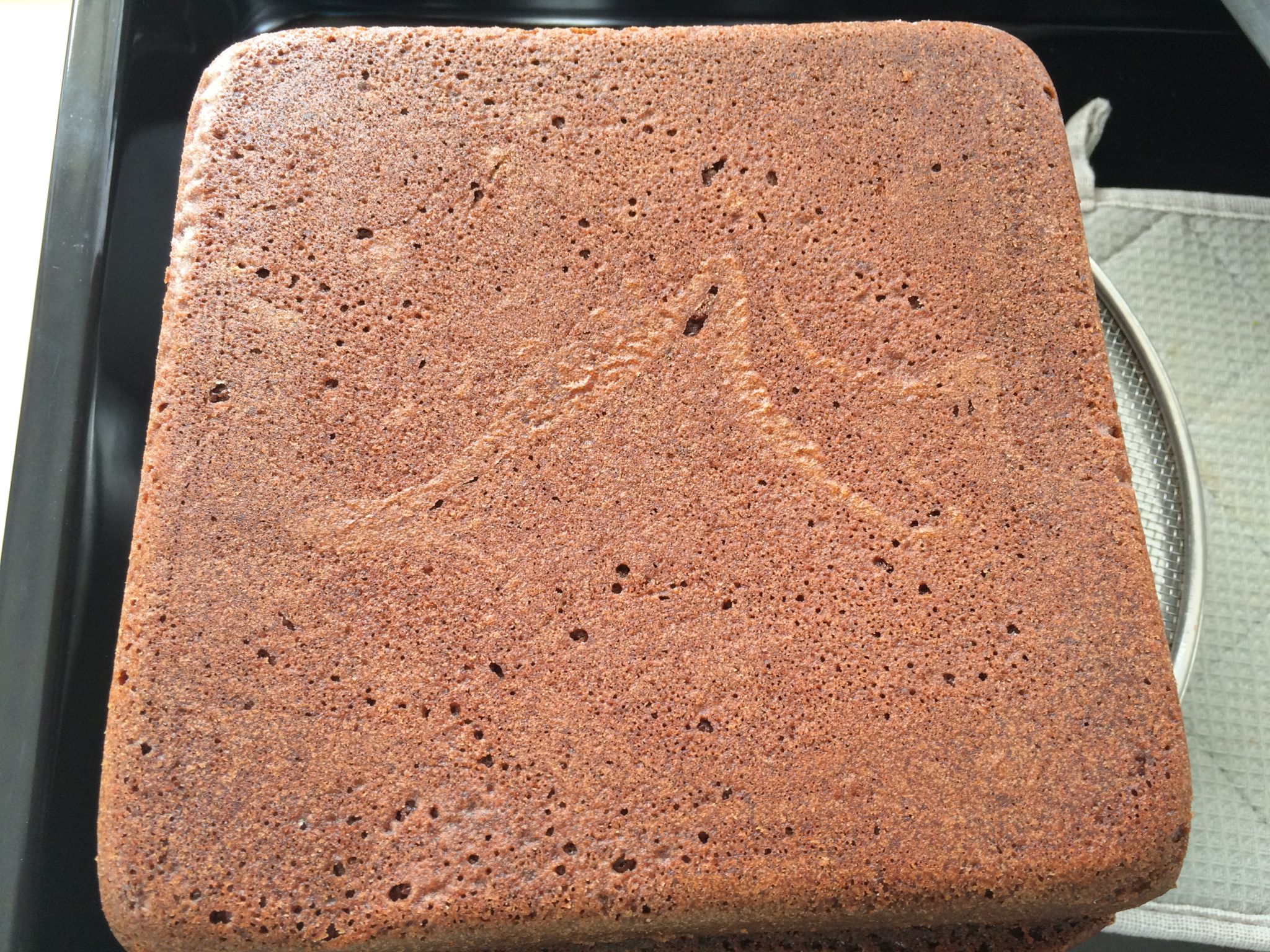 Eggless Chocolate Sponge Cake