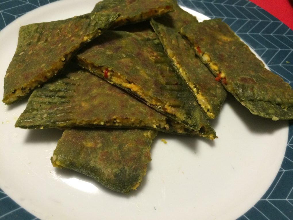 Palak Paneer Paratha