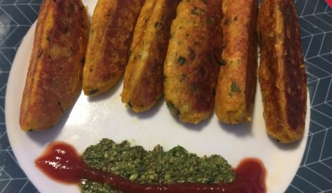 Aloo Paneer Rolls