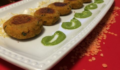 Masoor Dal Tikki With Mint And Coriander