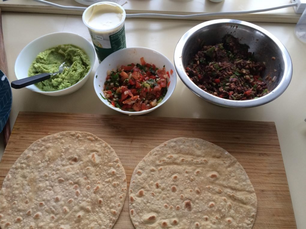 Whole Wheat Quesadilla With Kidney Beans Pepkitchen