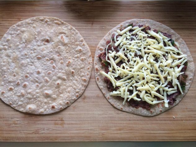 Whole Wheat Quesadilla With Kidney Beans