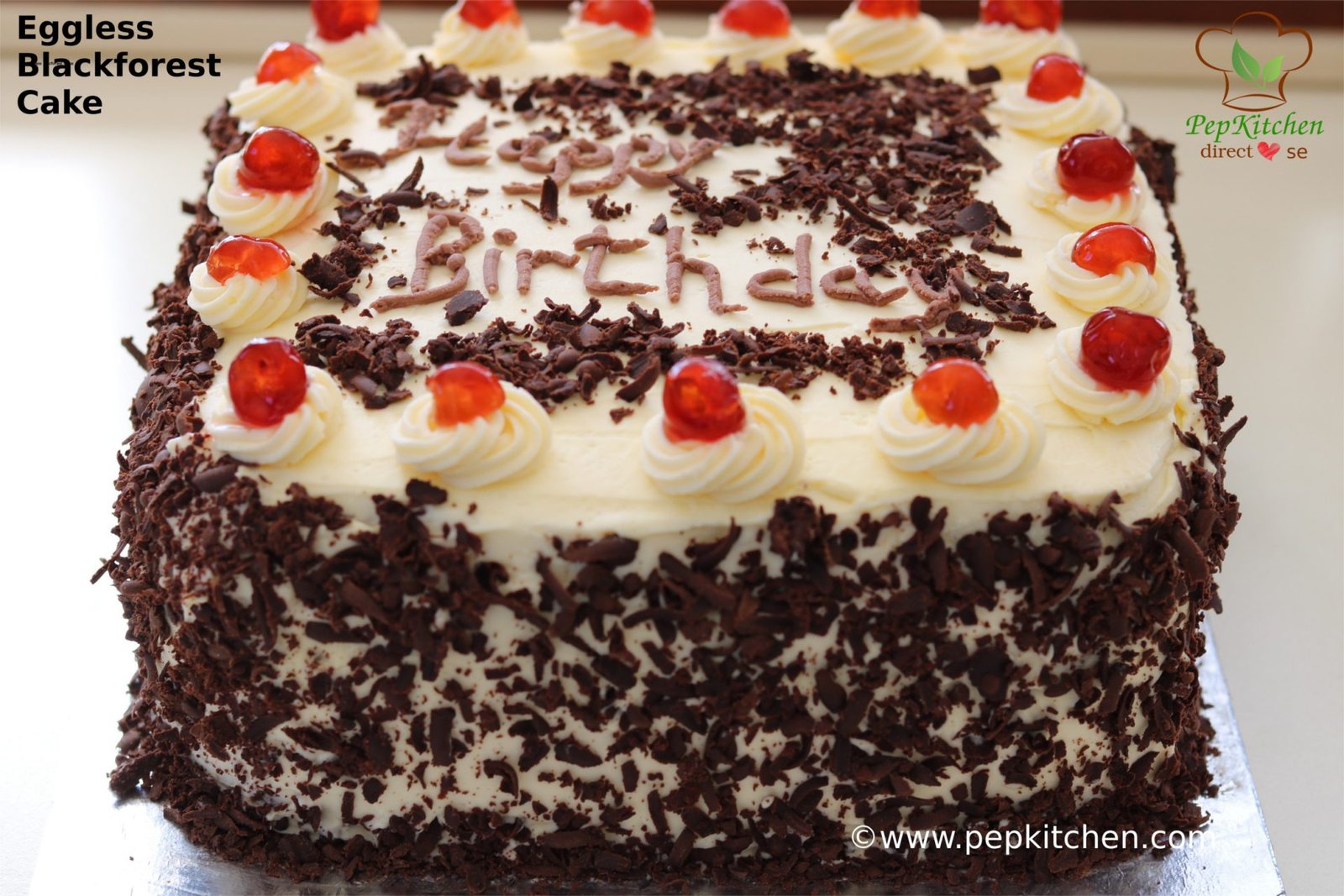 Featured image of post Simple Way to Eggless Chocolate Black Forest Birthday Cake