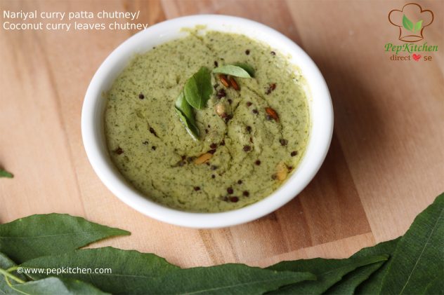 Nariyal Curry Patta Chutney/Coconut Curry Leaves Chutney