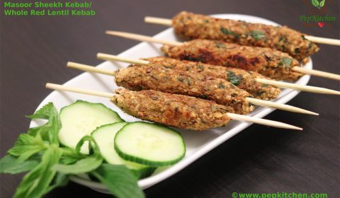 Masoor Sheekh kebab