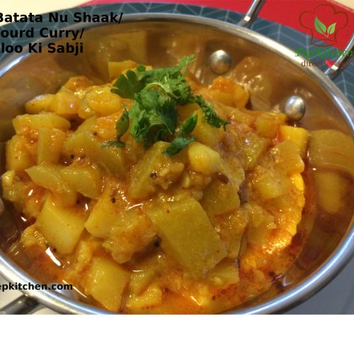 Dhudhi batata nu Shaak/bottlegourd curry/lauki aloo sabji