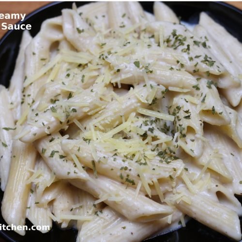 Pasta in creamy Mushroom sauce