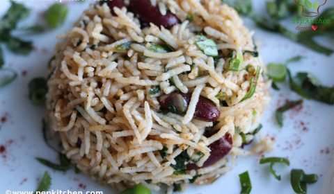 Bean and Spinach rice