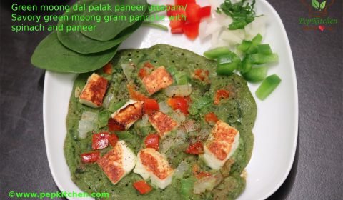 Green moong dal Uttapam