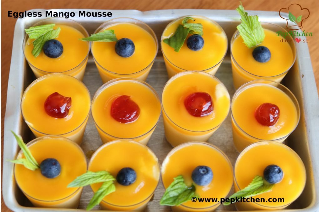 Eggless Mango Mousse