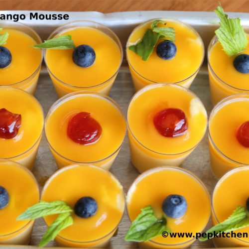 Eggless Mango Mousse