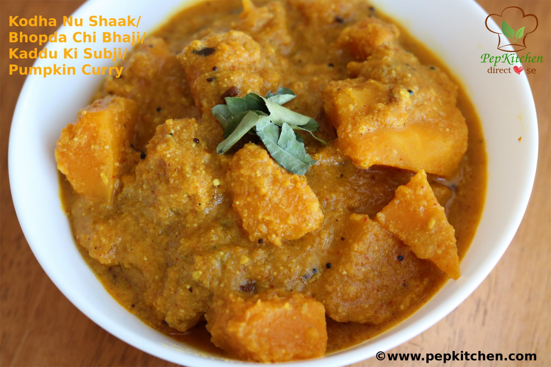 Kodha Nu Shaak/Bhopda Chi Bhaji/Kaddu Ki Subji/Pumpkin Curry