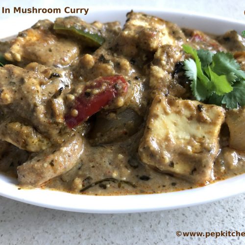 Paneer In Mushroom curry