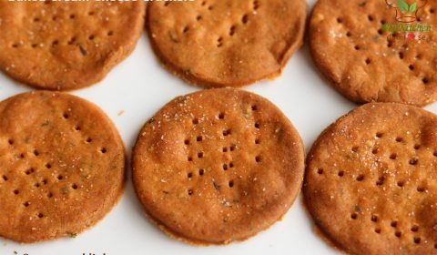 Baked Cream Cheese Crackers/ Baked Cream Cheese Puri