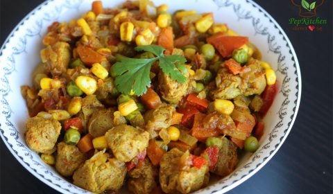 Soya veg masala