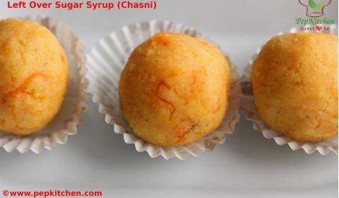 Carrot Sooji Sheera Balls With Left Over Sugar Syrup (Chasni)