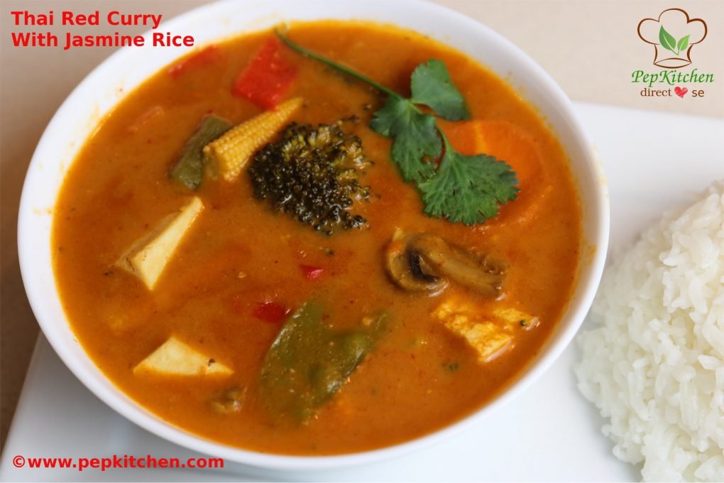 Thai Red Curry With Jasmine Rice
