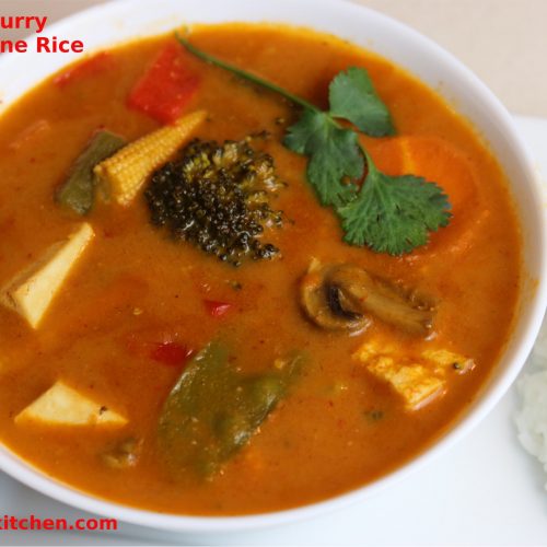 Thai Red Curry With Jasmine Rice