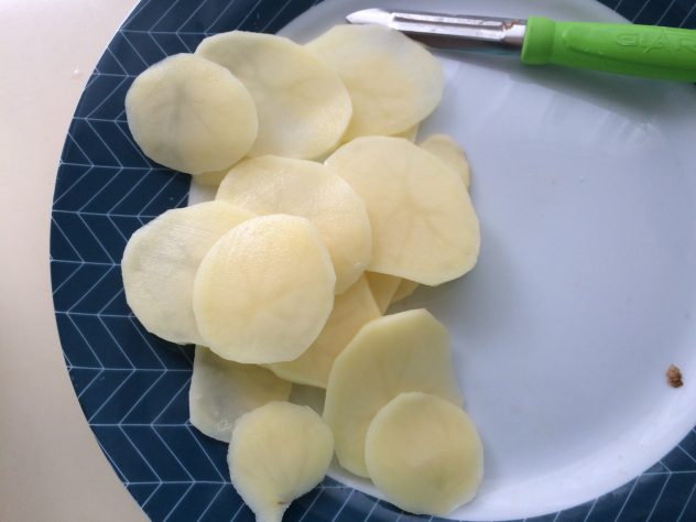 Less Oil Potato Bhajiya/ Pan fried Potato Fritters