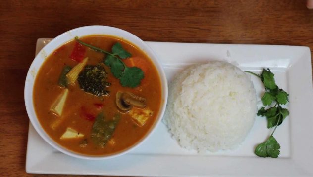 Thai Red Curry With Jasmine Rice