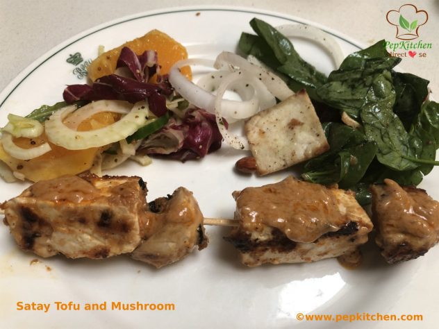 Satay Tofu And Mushroom