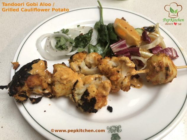 Tandoori Gobi Aloo / Grilled Cauliflower Potato