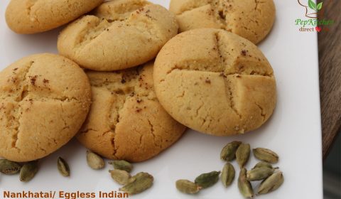 Nankhatai/ Eggless Indian Shortbread Cookies