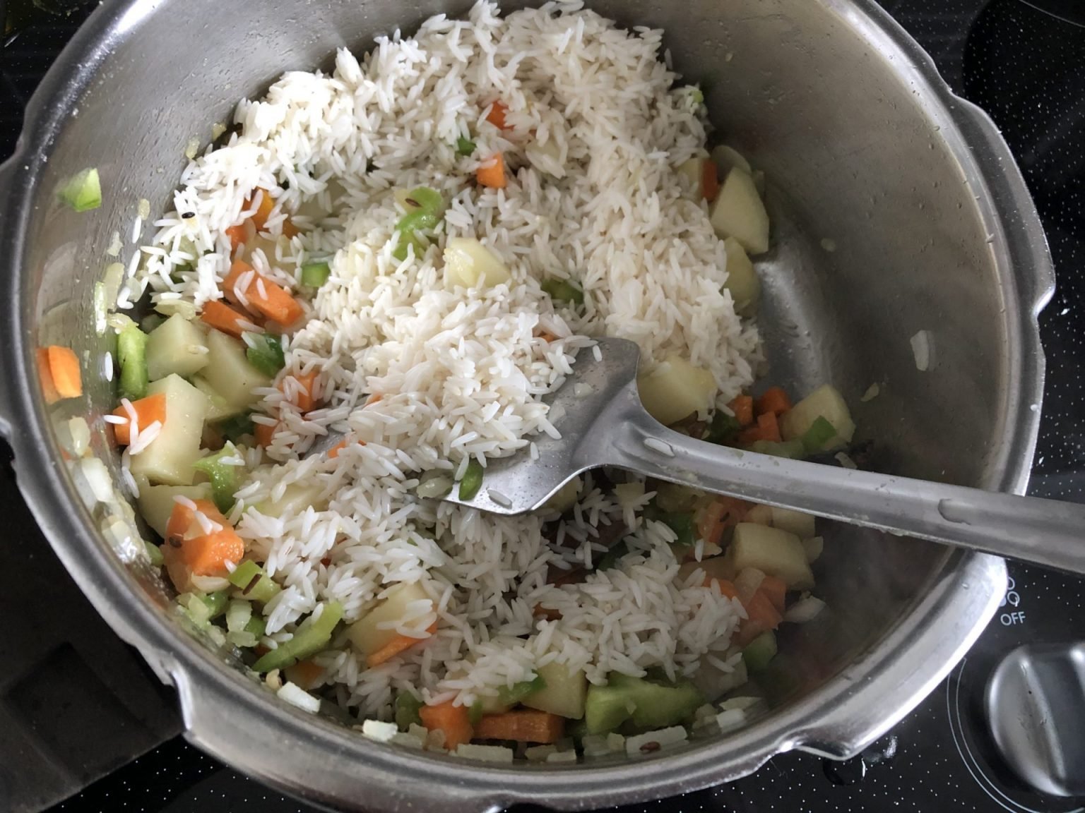 Quick Vegetable Rice Pulao – Pepkitchen
