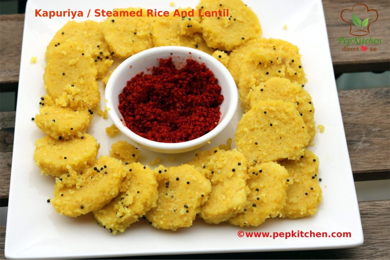 Kapuriya / Steamed Rice And Lentil – Pepkitchen