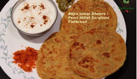 Bajra Jowar Dhebra / Pearl Millet Sorghum Flatbread
