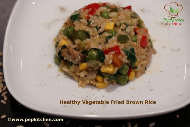 Healthy Vegetable Fried Brown Rice – Pepkitchen