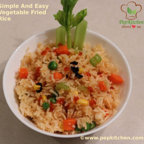 Simple And Easy Vegetable Fried Rice