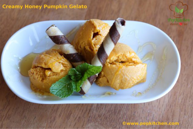 Creamy Honey Pumpkin Gelato