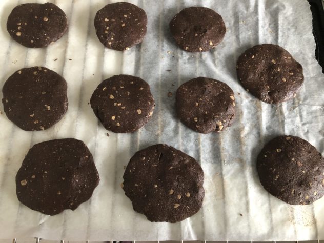 Healthy Eggless Choco Nutella Cookies
