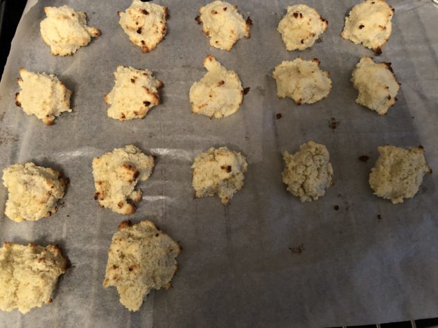 Quick Homestyle Eggless Coconut Macaroons (Vanilla and Cardamom Saffron Flavor)