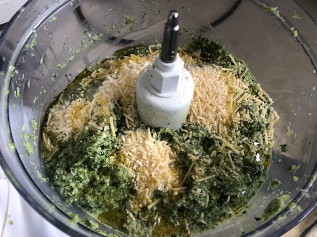 Broccoli Spinach Kale Basil Pesto Pasta