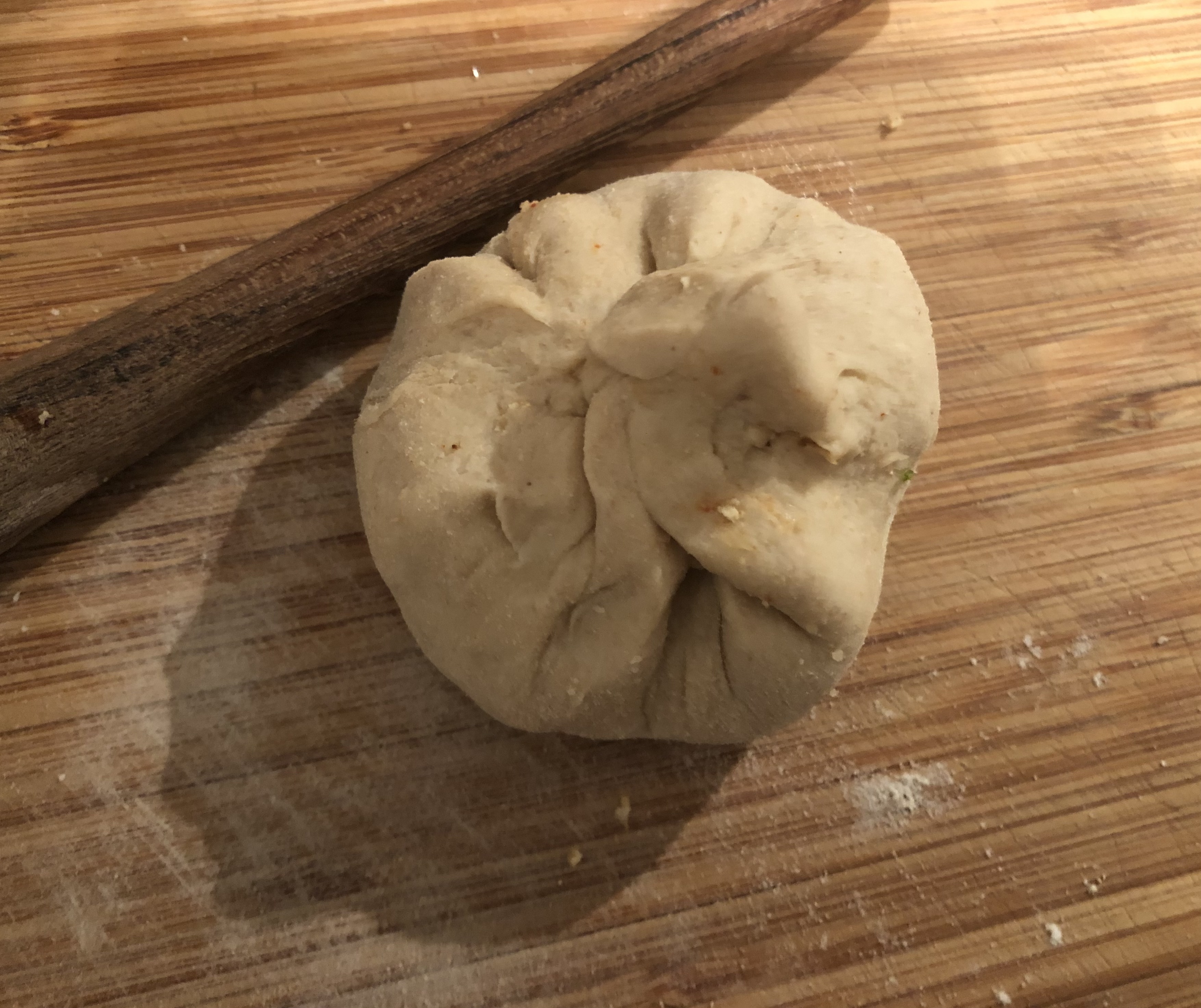 Gobi Paneer Stuffed Paratha (Cauliflower Cottage Cheese Stuffed Flatbread)