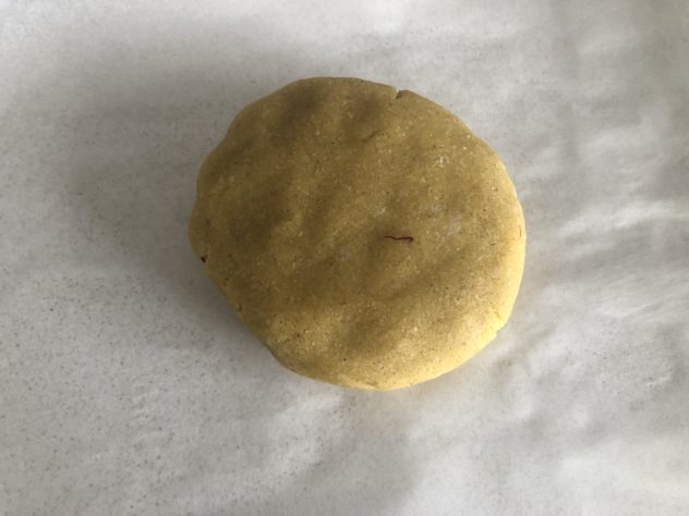 Kesar Badam Puri / Saffron Almond Cookie